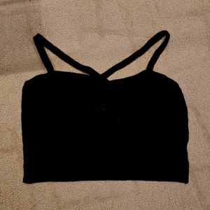 Knit American apparel crop tank top